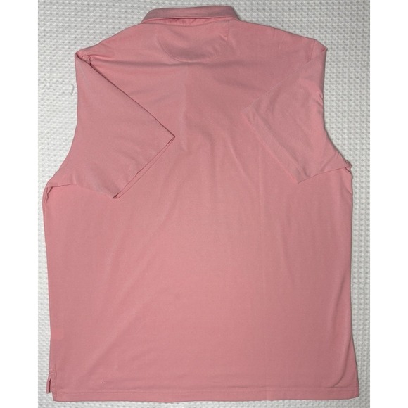 Johnnie-O Short Sleeved Men's Polo Shirt SZ XXL Streels Candy Pink Golf Preppy - Picture 7 of 9